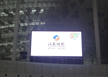 Esposizione di LED fissa dell'interno di WIFI/3G P10 RGB per l'aeroporto/stazione, schermo di colore pieno LED fornitore
