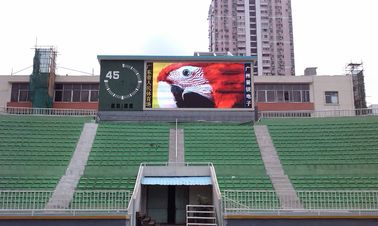 esposizione di LED statica di perimetro dello stadio di 8000 pidocchi, schermo dello stadio di football americano di colore pieno fornitore