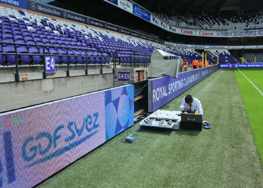 esposizione di LED di perimetro dello stadio di 2R1G1B P16 per il club di calcio, bordi di pubblicità di Tadium fornitore