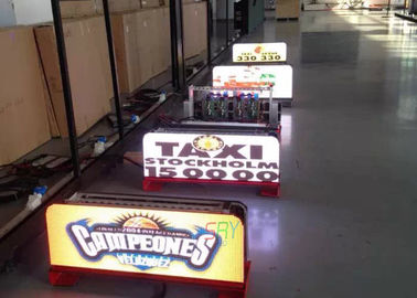 segni costanti del tetto del taxi della corrente LED del taxi LED del peso 25kg di ricerca all'aperto dello schermo 1/8 fornitore