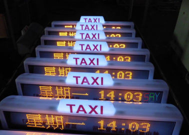 Esposizione di LED commovente del taxi P10, 96 x 16 multi esposizione di LED di colore del pixel IP65 fornitore