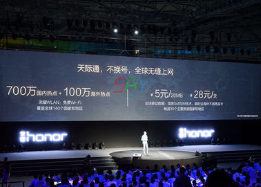 passo del pixel di 2.5mm che annuncia lo schermo lungo di affitto LED di durata della vita dell'esposizione di LED per la fase fornitore