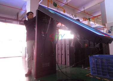 parte anteriore all'aperto dell'armadietto di esposizione del LED DIP346 di 10mm aperta per la parete allegata fornitore