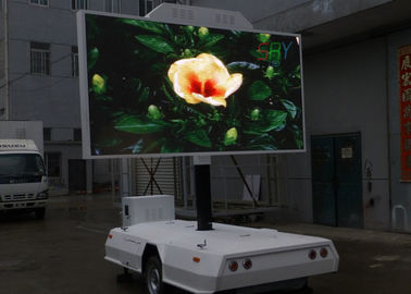 schermo montato camion di 10mm LED, rimorchio mobile all'aperto dello schermo di DIP346 LED fornitore