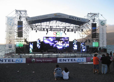 Esposizione di LED locativa curva impermeabile P6.25 esile per la manifestazione di concerto fornitore