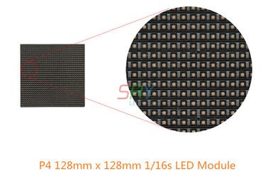 P4 modulo dell'interno 1/16s dell'esposizione di LED di 128mm x di 128mm CON IL LED nero fornitore