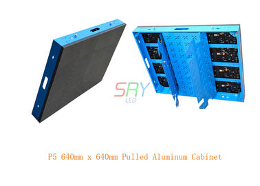 Il colore blu dell'interno P5 ha tirato gli usi locativo 640mm x 640mm del Governo di alluminio del LED fornitore