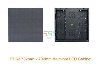 P7.62 di 732mm x di 732mm del LED di esposizione dell'armadietto alluminio dell'interno della luce ultra fornitore