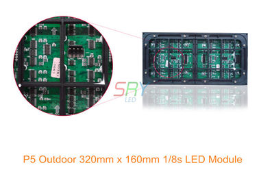 5mm di 160mm x di 320mm di colore pieno ricerca impermeabile del modulo 1/8 dell'esposizione di LED della porta fuori LED fornitore