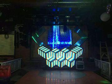 Adatti a scrittorio 3D del DJ l'esposizione di LED fissa dell'interno passo creativo 6.15mm fornitore
