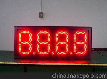 10 pollici prezzo del petrolio principale rosso telecomandato di tempo e della temperatura di rf Digital hanno condotto i segni fornitore