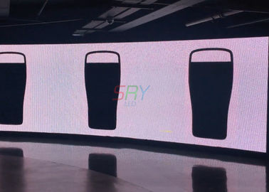 Muri la pubblicità commerciale curva HD elettronica dello schermo video di 4mm fornitore