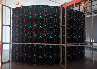 HD pieno 3.91mm ha curvato gli schermi del LED/grande video orizzontale principale 120 dei quadri comandi fornitore