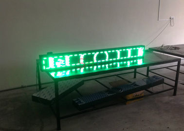 L'esposizione del testo di Trivision LED di alta luminosità/forum principali all'aperto P10 sceglie il verde fornitore