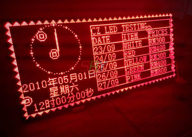 La singola esposizione di messaggio commovente rossa dell'interno di colore LED, fare scorrere principale firma fornitore