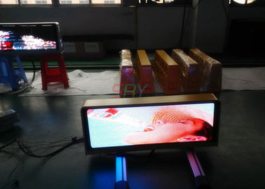 P5 l'esposizione esteriore di pubblicità del taxi LED, 192 x 64 punteggia l'esposizione di LED su ordine della cima del taxi fornitore
